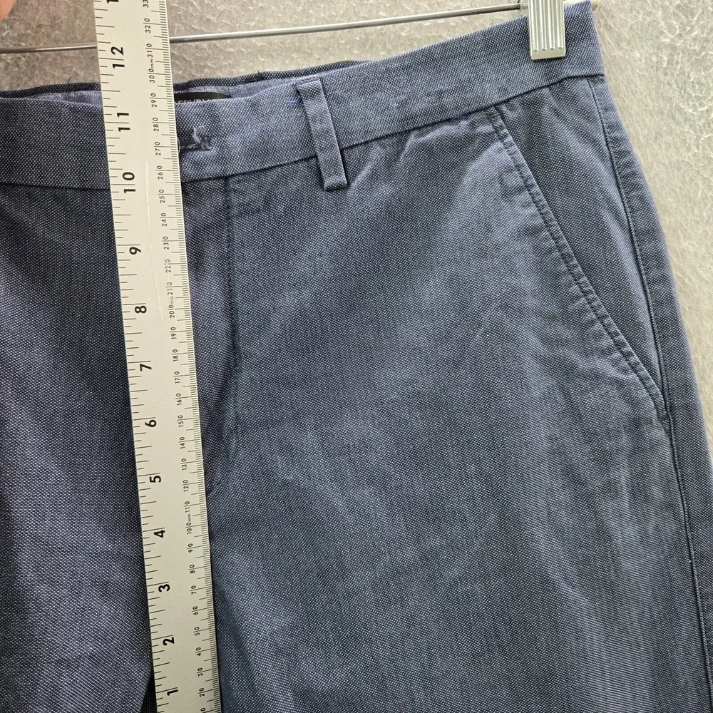 Banana Republic Men Pants 33x32 Blue Kentfield‎ Dress Chino Flat Front
